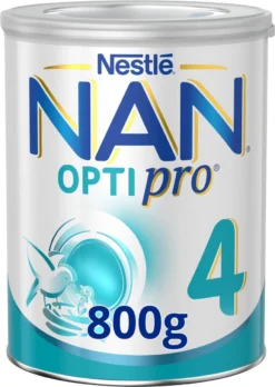 Nestlé® Nestlé - Nan Optipro 4 – Lait De Croissance Dés 2 Ans – Bébé Lait Maternisé - 1 X 800 Gr