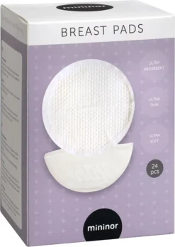 Coussinets D'allaitement Mininor - Coussinets D'allaitement - Pour Maman - 24 Pièces - Anti Fuite - Ultra Soft - Ultra Absorbant