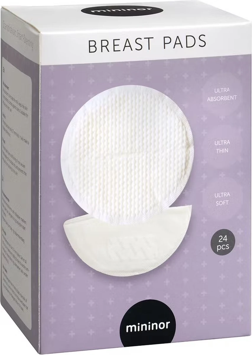Coussinets D'allaitement Mininor - Coussinets D'allaitement - Pour Maman - 24 Pièces - Anti Fuite - Ultra Soft - Ultra Absorbant 1 Coussinets D'allaitement Mininor - Coussinets D'allaitement - Pour Maman - 24 Pièces - Anti Fuite - Ultra Soft - Ultra Absorbant