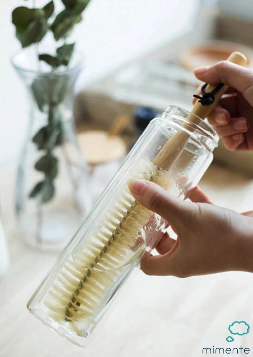 Brosse à Bouteille écologique - Brosse à Bouteille éco- Pratique D'utilisation Et Antibactérienne - N ° 1 En Europe 2 Brosse à Bouteille écologique - Brosse à Bouteille éco- Pratique D'utilisation Et Antibactérienne - N ° 1 En Europe – Image 2