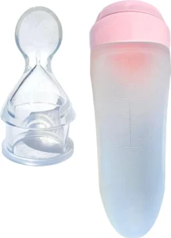 2 X Cuillère à Couverts Pour Couverts Pour Enfants Biberon Biberon Cuillère Cuillère En Siliconen Souple Rose -Bébé Soldes Boutique 863x1200 2