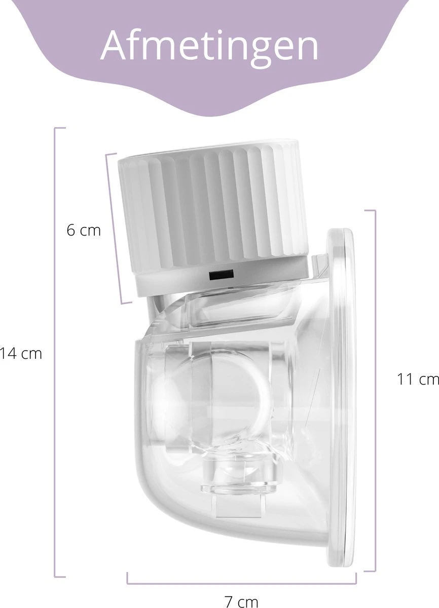 BELOOVD Mains Libres - Tire-Lait Electrique Sans Fil - Portable - Sans BPA - Rechargeable - Pompe Comfort Mains Libres - Elvie Alternatief 11 BELOOVD Mains Libres - Tire-Lait Electrique Sans Fil - Portable - Sans BPA - Rechargeable - Pompe Comfort Mains Libres - Elvie Alternatief – Image 11