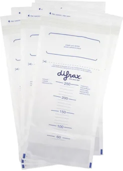 Sacs De Rangement Pour Lait Maternel Difrax - 20 Pièces -Bébé Soldes Boutique 868x1200