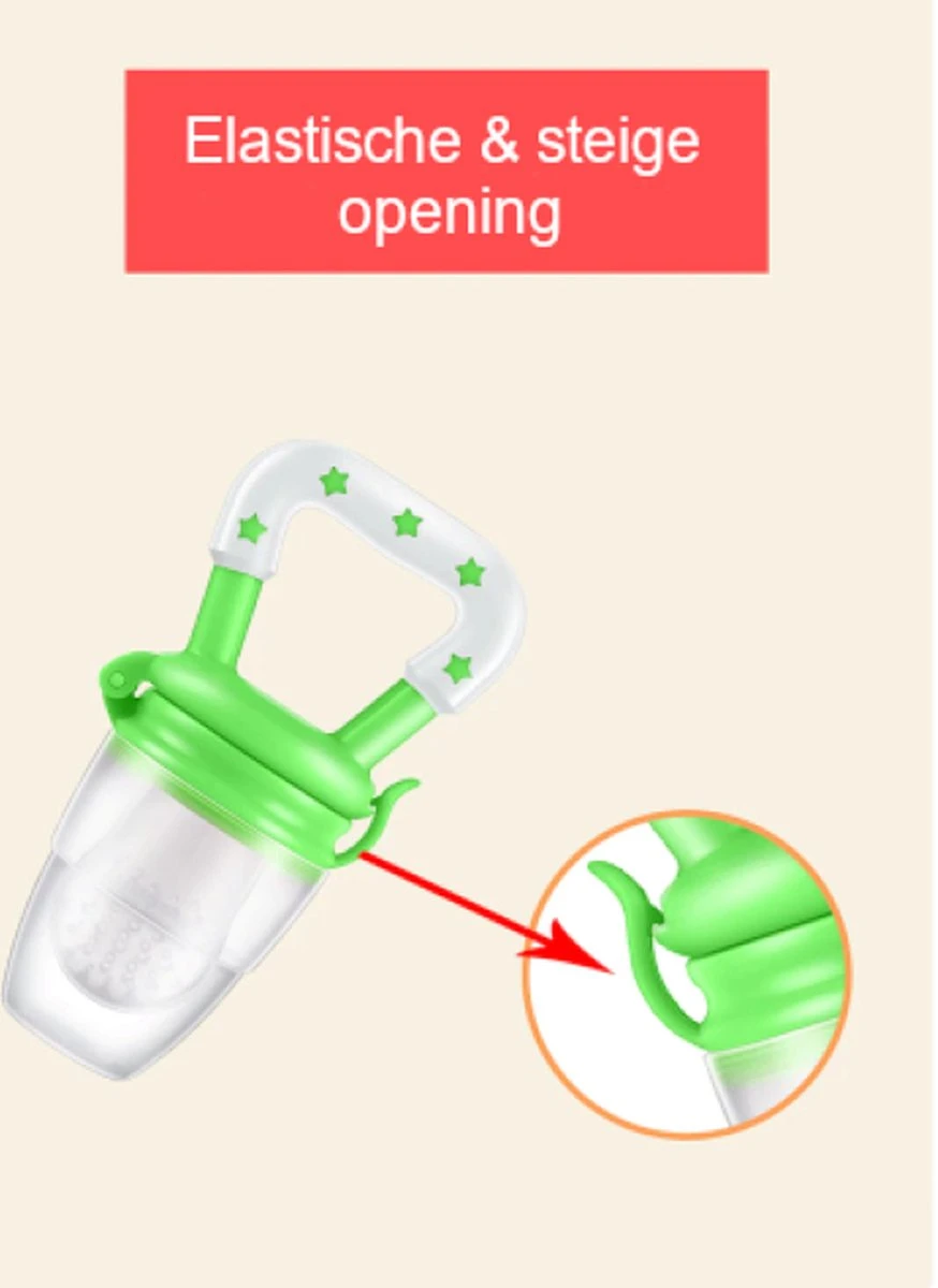 Sucette Aux Fruits - Sucette Pour Nourriture Pour Bébé - Nourriture Pour Bébé - Couverts Couverts Pour Enfants - Blauw - 4 En 1 - Introduction à L' Alimentation 5 Sucette Aux Fruits - Sucette Pour Nourriture Pour Bébé - Nourriture Pour Bébé - Couverts Couverts Pour Enfants - Blauw - 4 En 1 - Introduction à L' Alimentation – Image 5