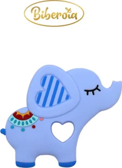 Anneau De Dentition Biberoia® - Éléphant - Bébé - Anneau De Dentition Rafraîchissant - Anneau De Dentition - Jouets De Dentition - Jouets Bébé - Speelgoed De Jouets De Bain - Cadeau - Blauw -Bébé Soldes Boutique 875x1200