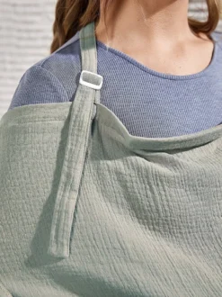 MÉWAVE© | Tissu D'allaitement | Vert | 75x90cm | Tissu D'alimentation Avec Vue Sur Bébé -Bébé Soldes Boutique 898x1200 2