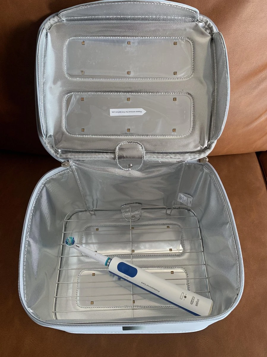 Stérilisateur 59s, Trousse De Beauté Softshell. Pour Stériliser Divers Objets, Comme Un Masque Buccal, Un Téléphone, Des Clés, Des Outils De Maquillage, Du Matériel De Coiffure, Etc. 7 Stérilisateur 59s, Trousse De Beauté Softshell. Pour Stériliser Divers Objets, Comme Un Masque Buccal, Un Téléphone, Des Clés, Des Outils De Maquillage, Du Matériel De Coiffure, Etc. – Image 7