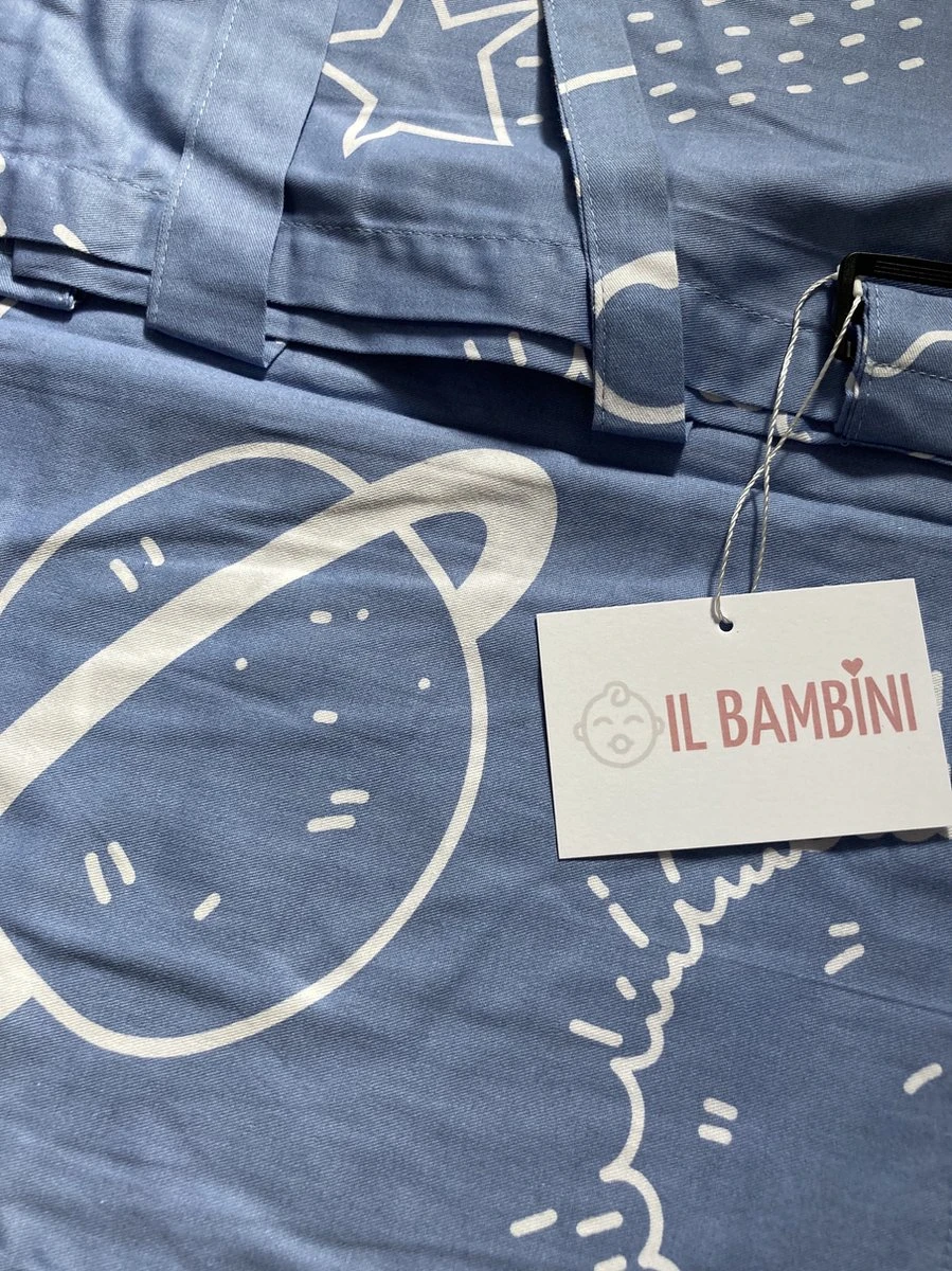 IL BAMBINI - Tissu D'allaitement - Tissu Pour Protéger L'allaitement - Blauw Space 2 IL BAMBINI - Tissu D'allaitement - Tissu Pour Protéger L'allaitement - Blauw Space – Image 2