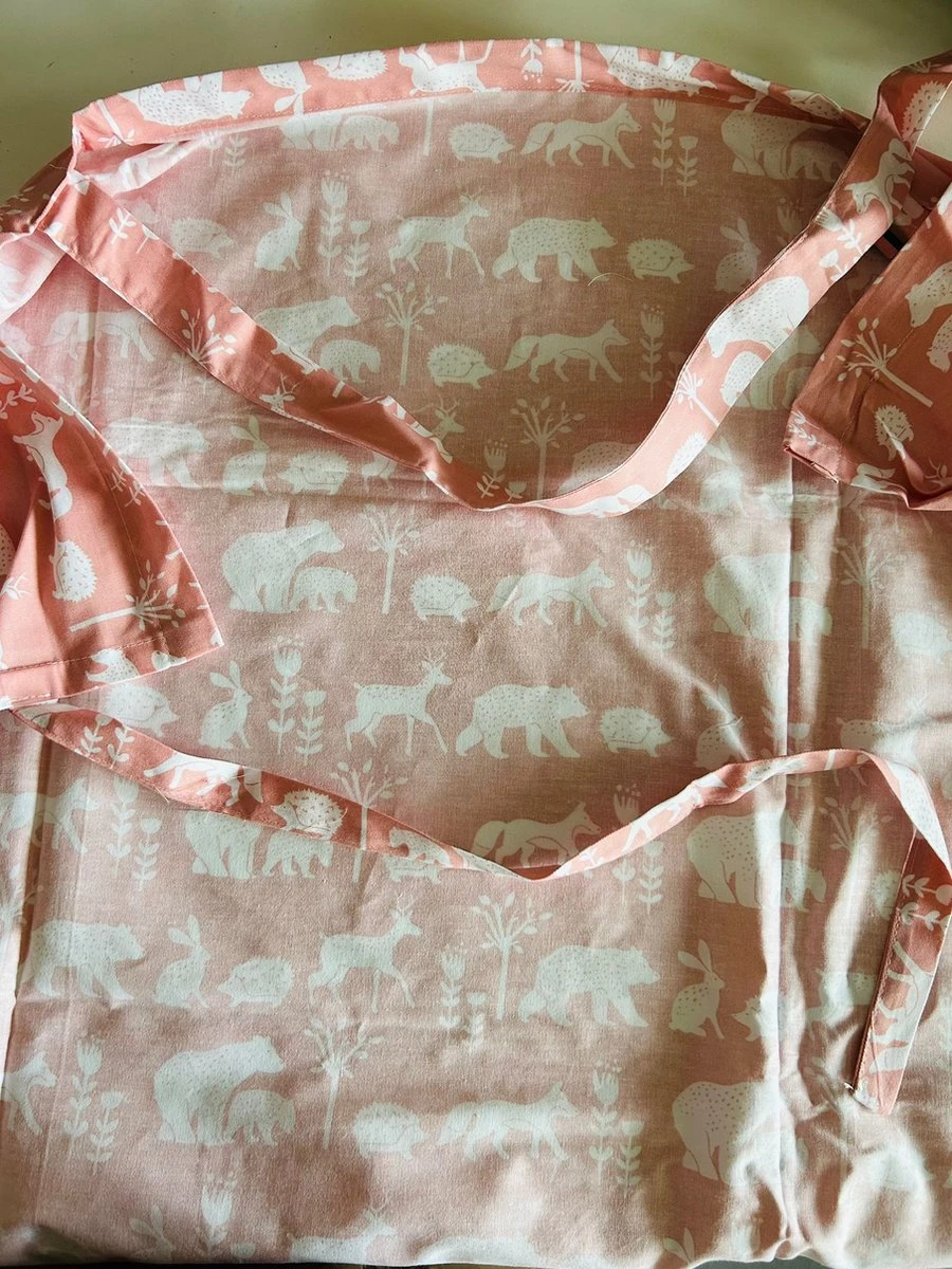 Tissu D'allaitement - Tissu D'allaitement - Tissu De Protection - Animaux Roses 2 Tissu D'allaitement - Tissu D'allaitement - Tissu De Protection - Animaux Roses – Image 2