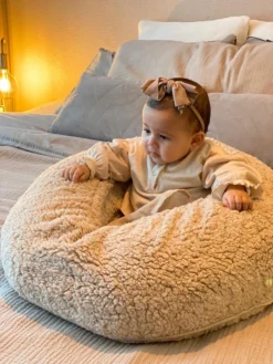 By Nany Teddy Housse Relax Pour Utiliser Le Coussin D'allaitement Teddy / Daim Vert Double Face -Bébé Soldes Boutique 900x1200 36