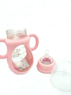 Rose Biberon, Biberon Rose, Nourriture Bébé, Bouteille En Verre De Bébé, Bébé, Biberons, Bouteilles En Verre Anti-coliques, Biberon 240ml, Biberon Anti-coliques. -Bébé Soldes Boutique 900x1200 4