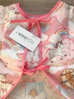 Pack De 2 - Bavoir à Manches Longues Avec Conteneur - Dinosaure Filles Licorne - Tablier De Mess - Tablier De Peinture -Bébé Soldes Boutique 900x1200 50