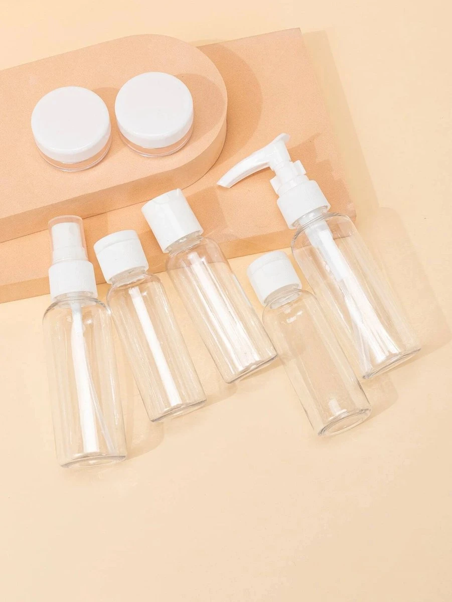 7 Set Professionnel Portable Voyage Cosmétique Voyages Points Ensembles D'embouteillage En Plastique Rechargeable Voyages Cosmétique Bouteille 1 7 Set Professionnel Portable Voyage Cosmétique Voyages Points Ensembles D'embouteillage En Plastique Rechargeable Voyages Cosmétique Bouteille