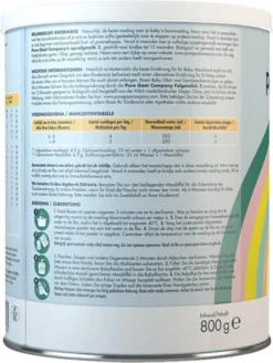 Pure Goat Company - Lait De Suite 2 - Formule Biologique à Base De Lait De Chèvre Entier - 800 Grammes -Bébé Soldes Boutique 905x1200 1