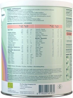 Pure Goat Company - Lait De Suite 3 - Formule Biologique à Base De Lait De Chèvre Entier - 800 Grammes -Bébé Soldes Boutique 905x1200 7