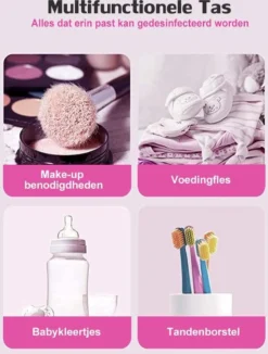 Désinfection Boîte De Stérilisateur Stérilisateur UV Sac De Stérilisation Multifonction, Machine Pratique De Stérilisation Et De Désinfection Aux Ultraviolets, Téléphone Portable, Sac De Stérilisation De Vêtements Grijs -Bébé Soldes Boutique 908x1200 5