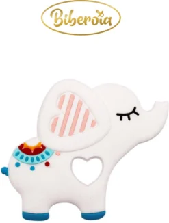 Anneau De Dentition Biberoia® - Éléphant - Bébé - Anneau De Dentition Rafraîchissant - Anneau De Dentition - Jouets De Dentition - Jouets Bébé - Speelgoed De Jouets De Bain - Cadeau - Wit -Bébé Soldes Boutique 910x1200