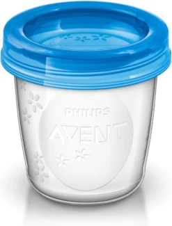 Philips Avent SCF619 05 Tasses De Conservation Pour Aliments Pour Bébés - 180 Ml - 5 Pièces -Bébé Soldes Boutique 911x1200 1