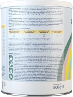 Pure Goat Company - Lait De Suite 2 - Formule Biologique à Base De Lait De Chèvre Entier - 800 Grammes -Bébé Soldes Boutique 914x1200 3