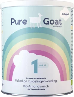 Pure Goat Company - Formule Complète Pour Nourrissons 1 - Formule Bio En Bouteille à Base De Lait De Chèvre Entier - 800 Grammes