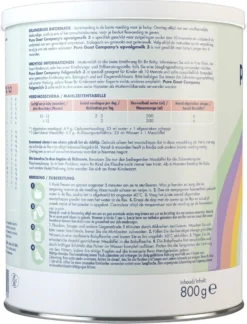 Pure Goat Company - Lait De Suite 3 - Formule Biologique à Base De Lait De Chèvre Entier - 800 Grammes -Bébé Soldes Boutique 914x1200 9