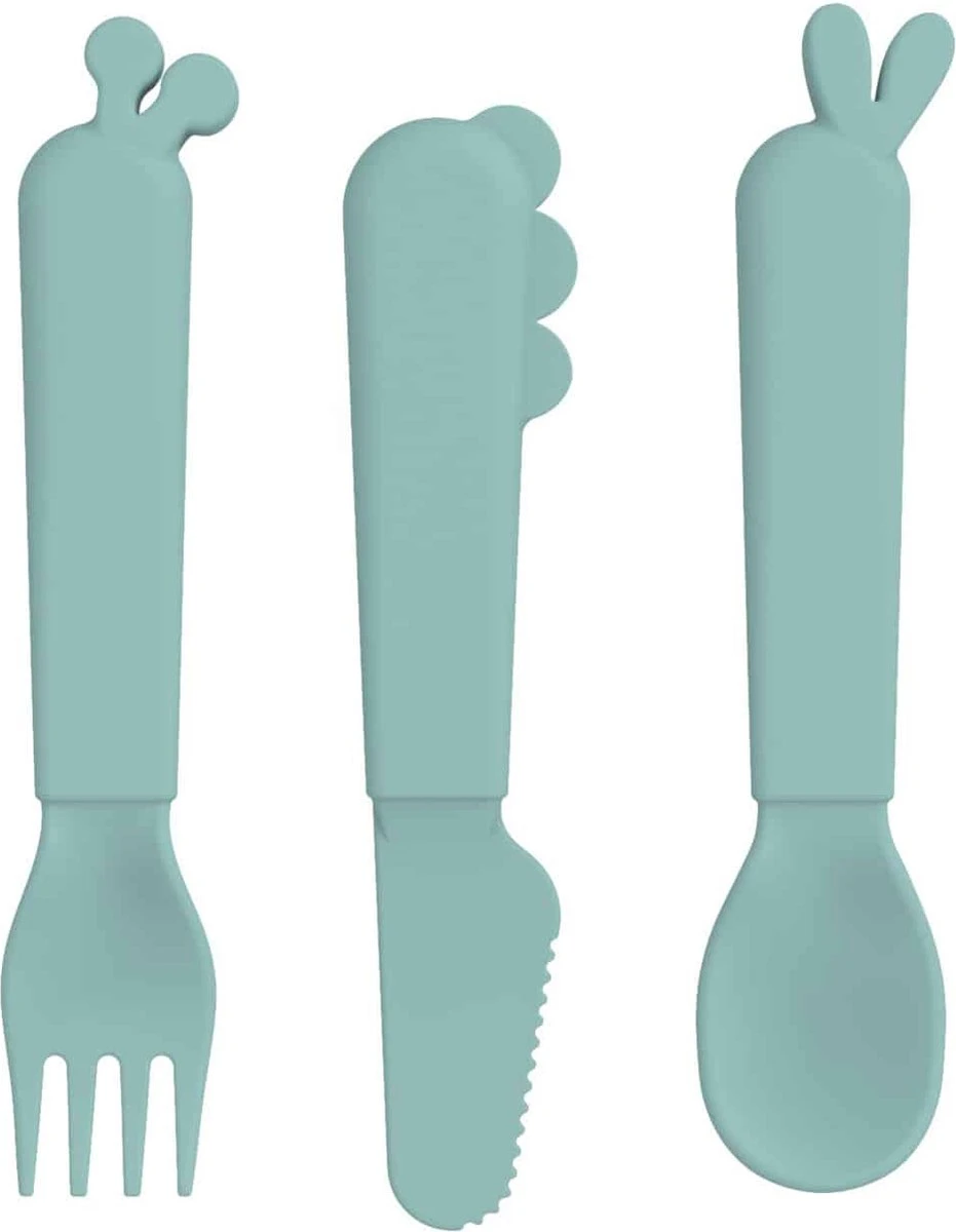 Done By Deer Kiddish Couverts Set De Couverts Deer Friends Blue 1 Done By Deer Kiddish Couverts Set De Couverts Deer Friends Blue