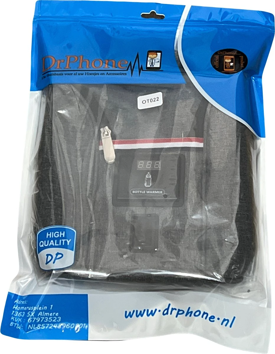 Chauffe- Bouteilles Portable DrPhone Bébé - Chauffe-biberon - Peut être Chauffé Jusqu'à 40 Degrés - Deux Biberons En Même Temps - Grijs 3 Chauffe- Bouteilles Portable DrPhone Bébé - Chauffe-biberon - Peut être Chauffé Jusqu'à 40 Degrés - Deux Biberons En Même Temps - Grijs – Image 3