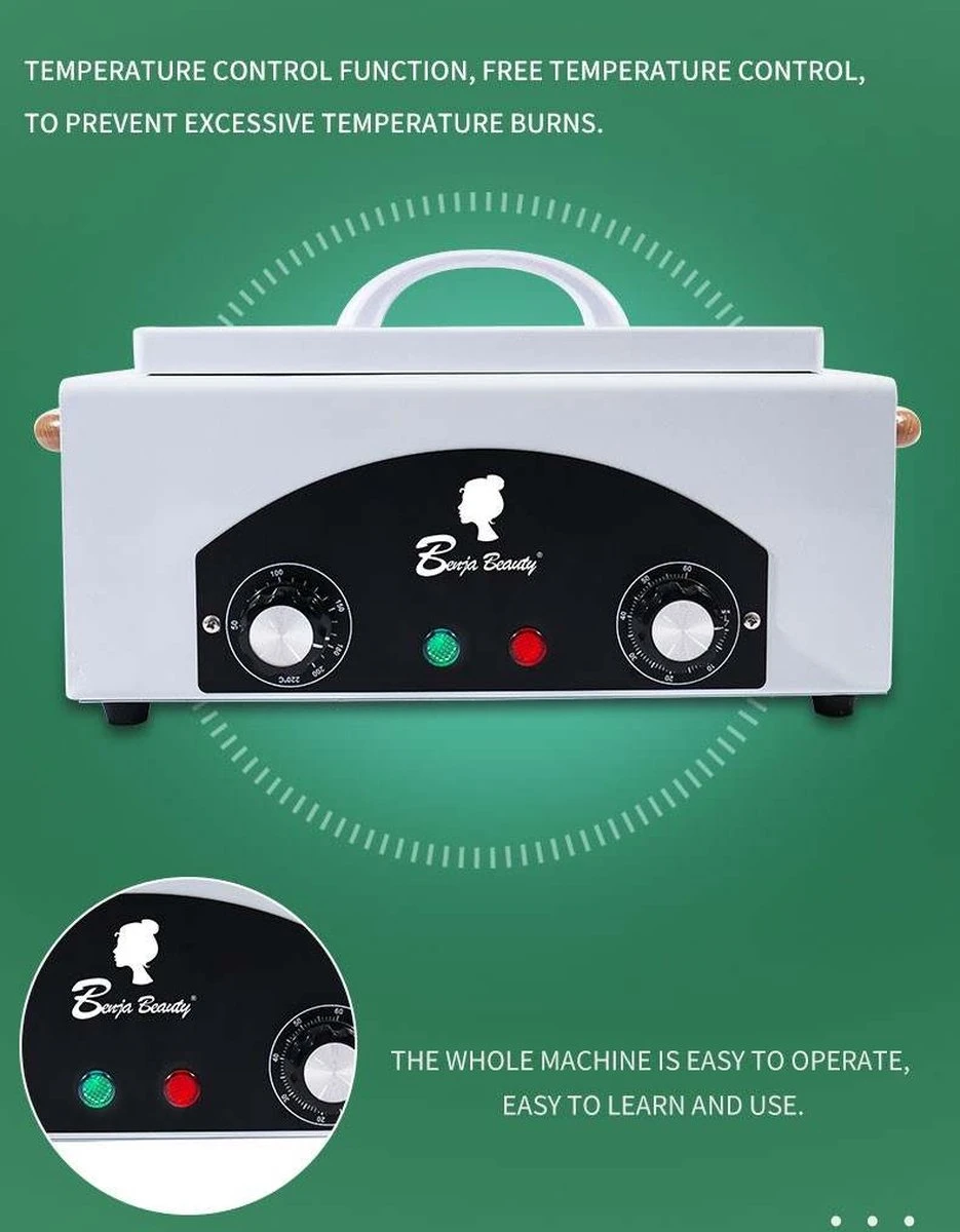 Stérilisateur Professionnel BenjaBeauty®|Nettoyant à Heat Sèche|Désinfecter Pour Les Produits De Beauté|les Ciseaux|cuisse De Chèvre|pédicure|manucure|salon De Coiffure|Machine à Nettoyer|Désinfecter 8 Stérilisateur Professionnel BenjaBeauty®|Nettoyant à Heat Sèche|Désinfecter Pour Les Produits De Beauté|les Ciseaux|cuisse De Chèvre|pédicure|manucure|salon De Coiffure|Machine à Nettoyer|Désinfecter – Image 8