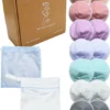 Coussinets D'allaitement - Compresses D'allaitement D'allaitement Lavables - Coussinets D'allaitement - Incl. Sac Et Sac De Rangement Pour Machine à Laver - Diamètre 12 Cm - 14 Pièces