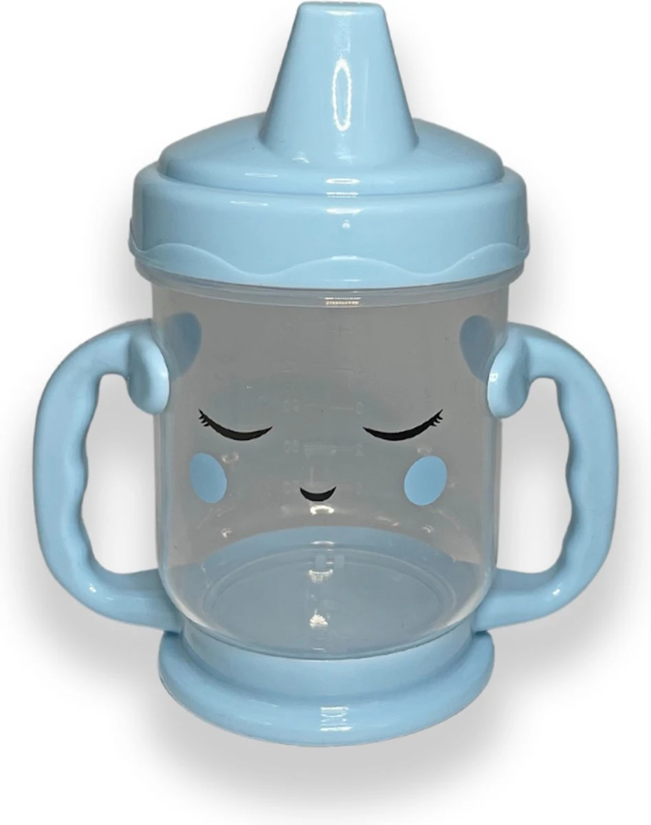 Gobelet Blauw Toddler - Gobelet Anti Fuite - Gobelet Bébé - Gobelet Sippy - Gobelet Kinder - Tom & Zoe 1 Gobelet Blauw Toddler - Gobelet Anti Fuite - Gobelet Bébé - Gobelet Sippy - Gobelet Kinder - Tom & Zoe