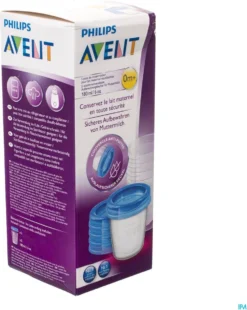Philips Avent SCF619 05 Tasses De Conservation Pour Aliments Pour Bébés - 180 Ml - 5 Pièces -Bébé Soldes Boutique 957x1200