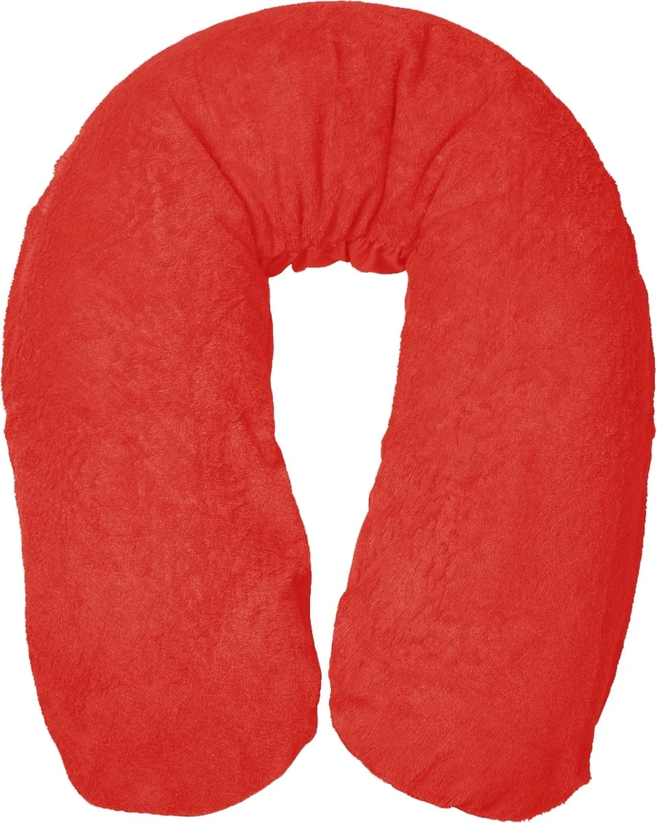 Housse De Coussin D'allaitement Form-Fix - Housse Pour Form Fix XL - 100% Coton Et Tissu éponge Confortable - Rouge 2 Housse De Coussin D'allaitement Form-Fix - Housse Pour Form Fix XL - 100% Coton Et Tissu éponge Confortable - Rouge – Image 2