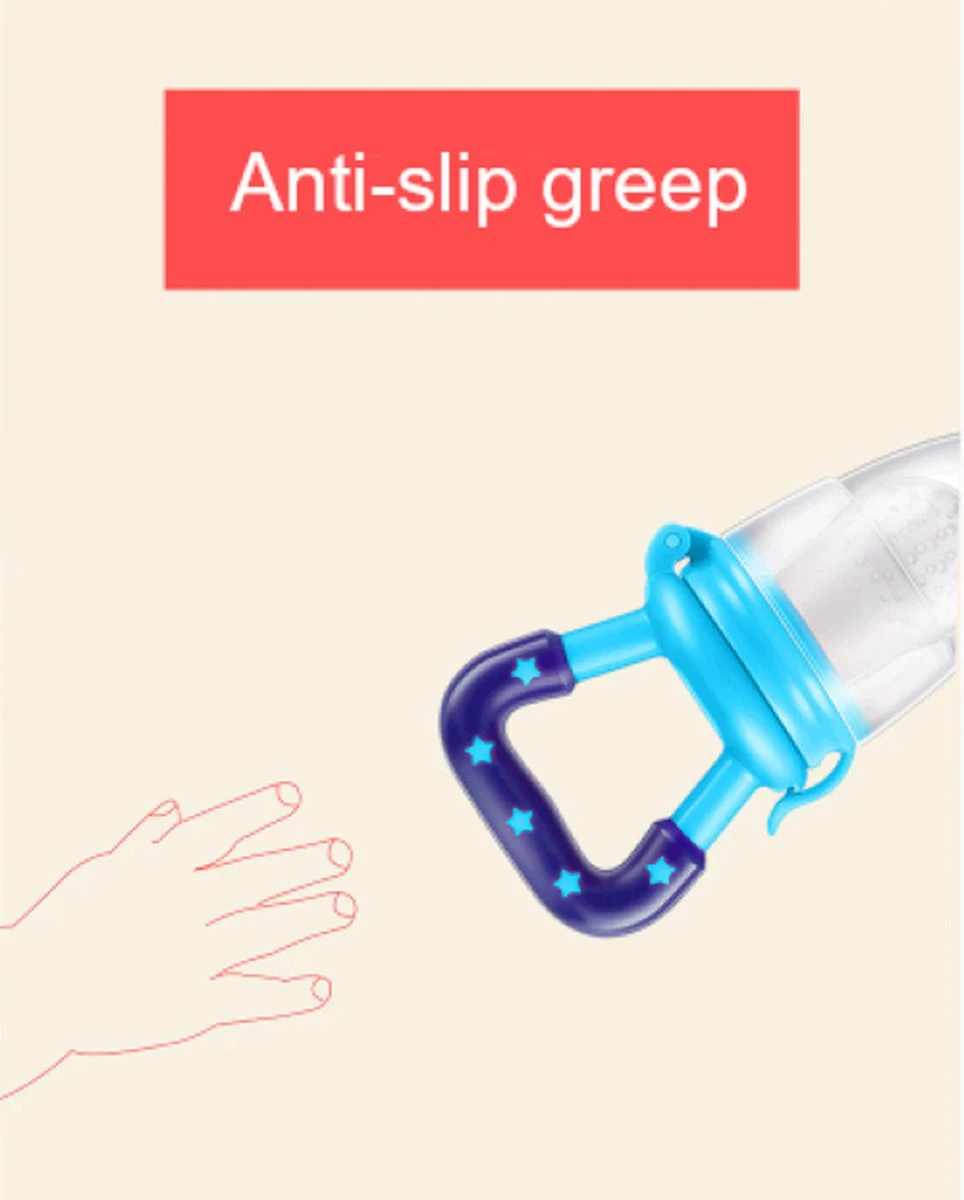 Sucette Aux Fruits - Sucette Pour Nourriture Pour Bébé - Nourriture Pour Bébé - Couverts Couverts Pour Enfants - Blauw - 4 En 1 - Introduction à L' Alimentation 10 Sucette Aux Fruits - Sucette Pour Nourriture Pour Bébé - Nourriture Pour Bébé - Couverts Couverts Pour Enfants - Blauw - 4 En 1 - Introduction à L' Alimentation – Image 10