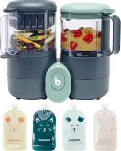 Bundle Babymoov Nutribaby One & Sachets Réutilisables ISY 20x (A004550)