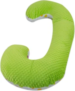 Coussin D'allaitement - Coussin De Grossesse - 100% Coton - 240 Cm - Motif Pois - Vert -Bébé Soldes Boutique 991x1200 1